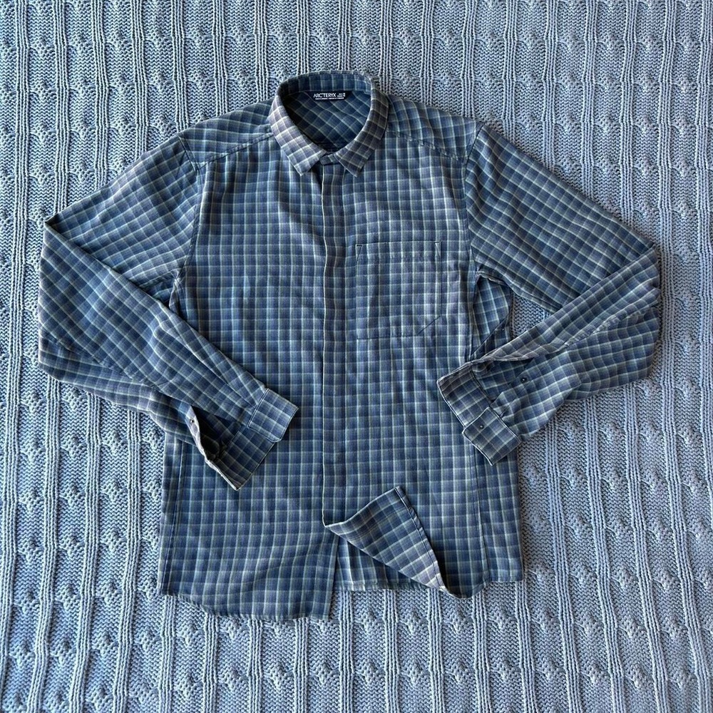 Arc'teryx Bernal Long Sleeve Shirt Grey Plaid